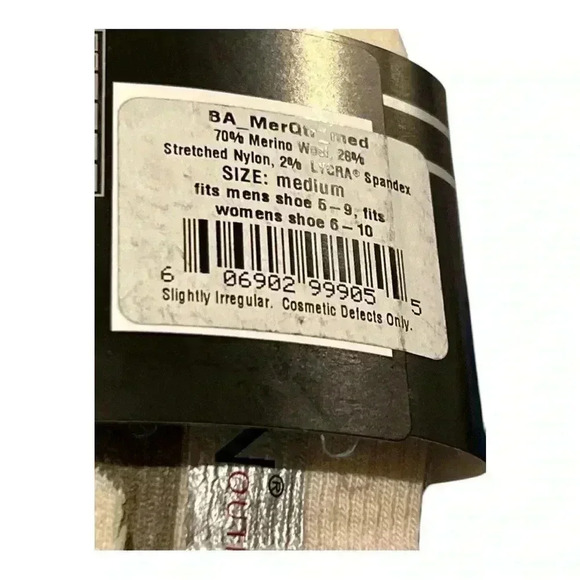 Stone Mountain Accessories Black & Grey Men's crew socks NWT - Picture 4 of 5